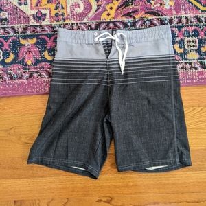 Burnside Swim Trunks Athletic Rip stop Shorts Men's Size L Waist 32 with Pockets